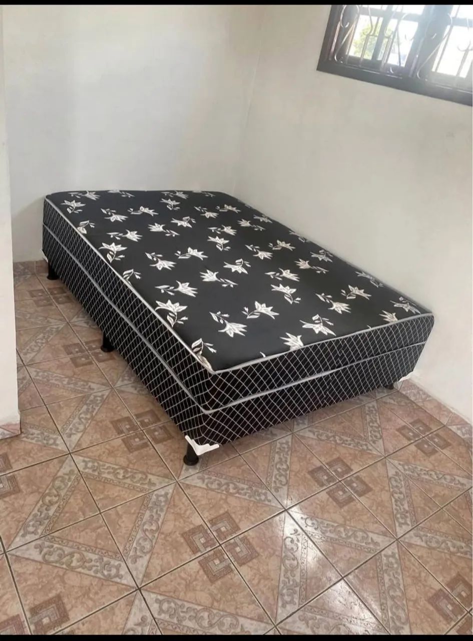 CAMA CASAL BOX CONJUGADA D33 20CM COM MOLAS ENSACADAS OU SEM FRETE GRÁTIS 