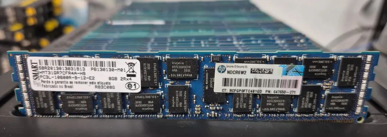  Memoria Smart 8gb 10600r pc3l