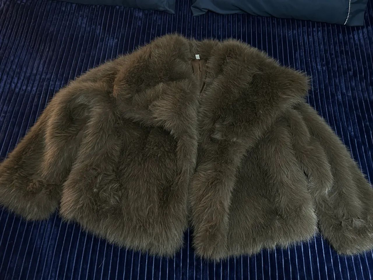 Casaco de Pelo Marrom