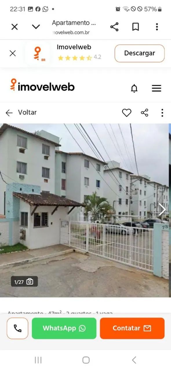 Alugo apartamento 