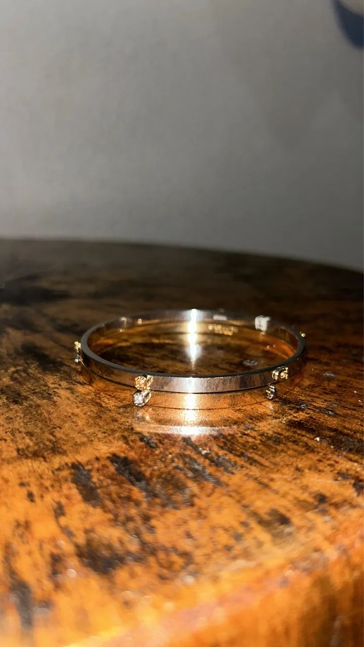 Kit 2 Braceletes Coach Original Tea Rose (Dourado e Prateado - Foto 3