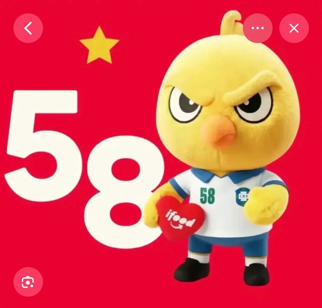 Vendo boneco canarinho ifood