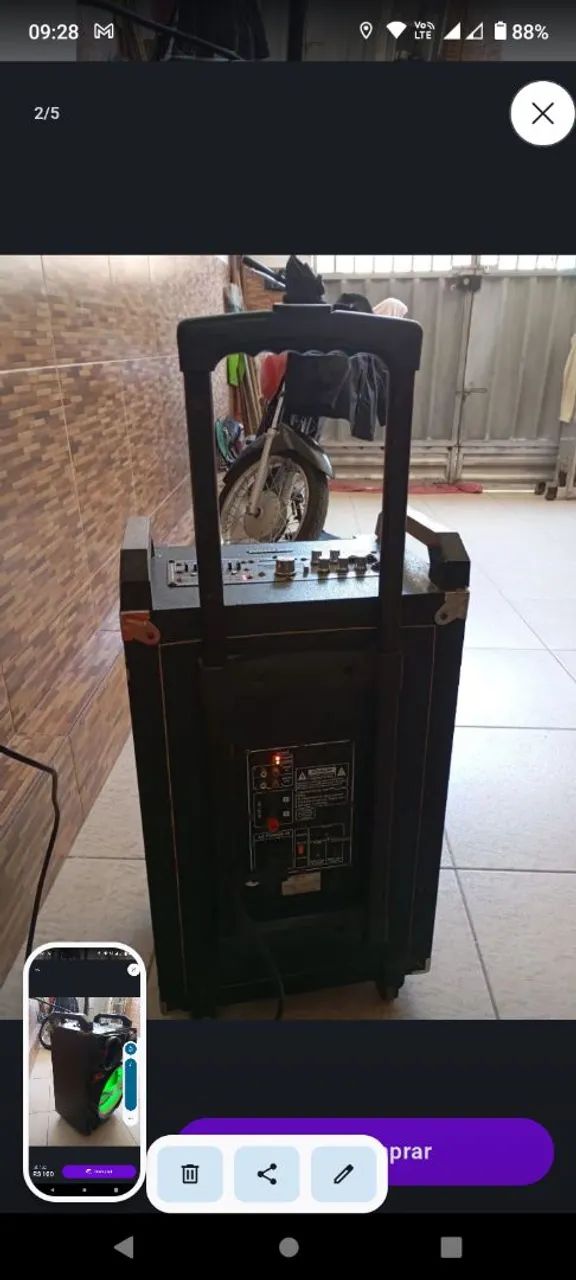 Caixa de som amplificada - Foto 5