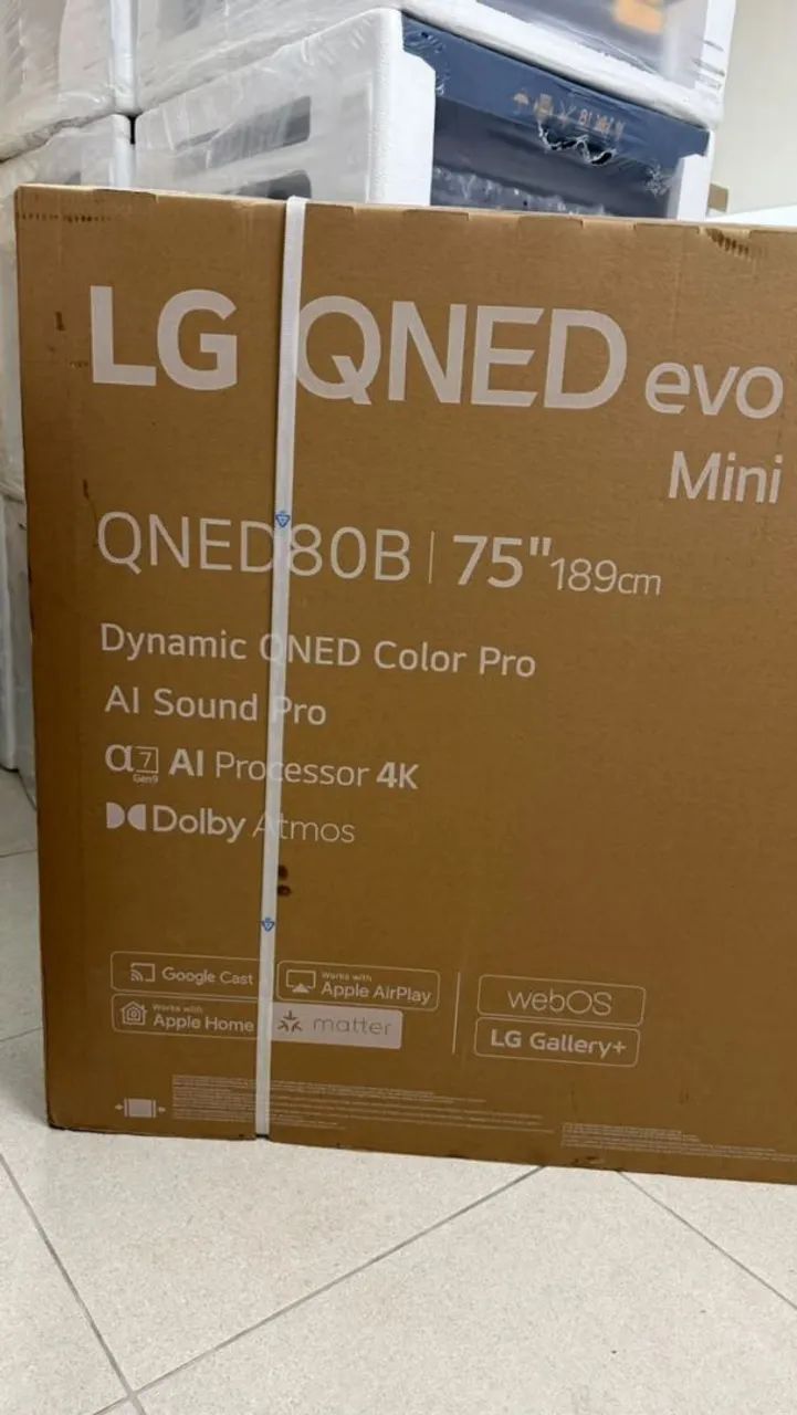 Smart TV 75" polegadas LG 4K Ultra HD QNED Mini LED 2026 nova<br> - Foto 2