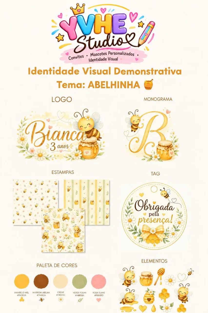 Papelaria Personalizada | Convites, Mascotes e Identidade Visual - Foto 2