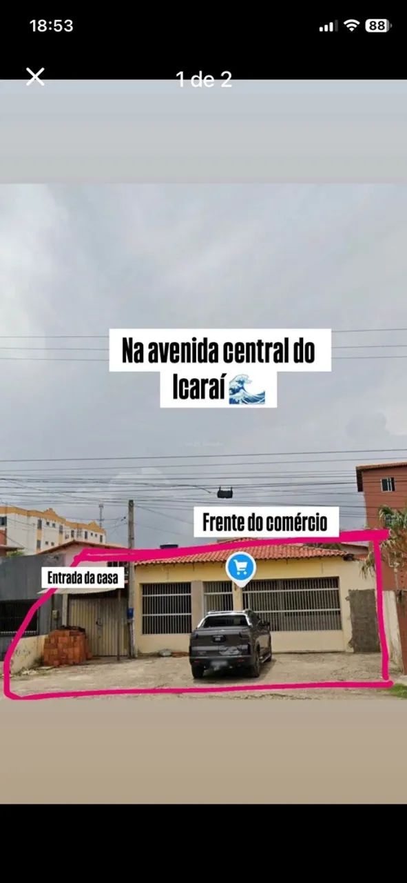 Oportunidade de com ércio/Residência ICARAÍ/CAUCAIA - Foto 2