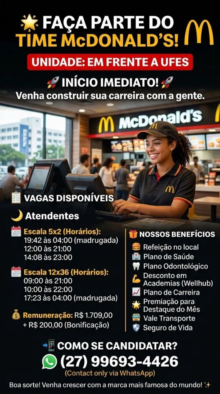 McDonald's contratar 