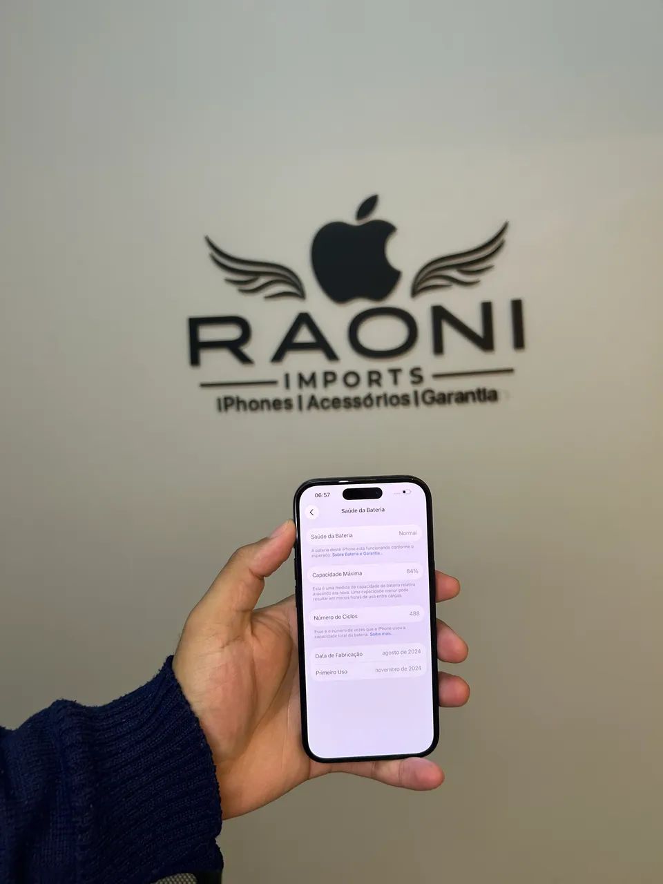iPhone 15 128GB - Bateria 84% - Bem conservado - Foto 4