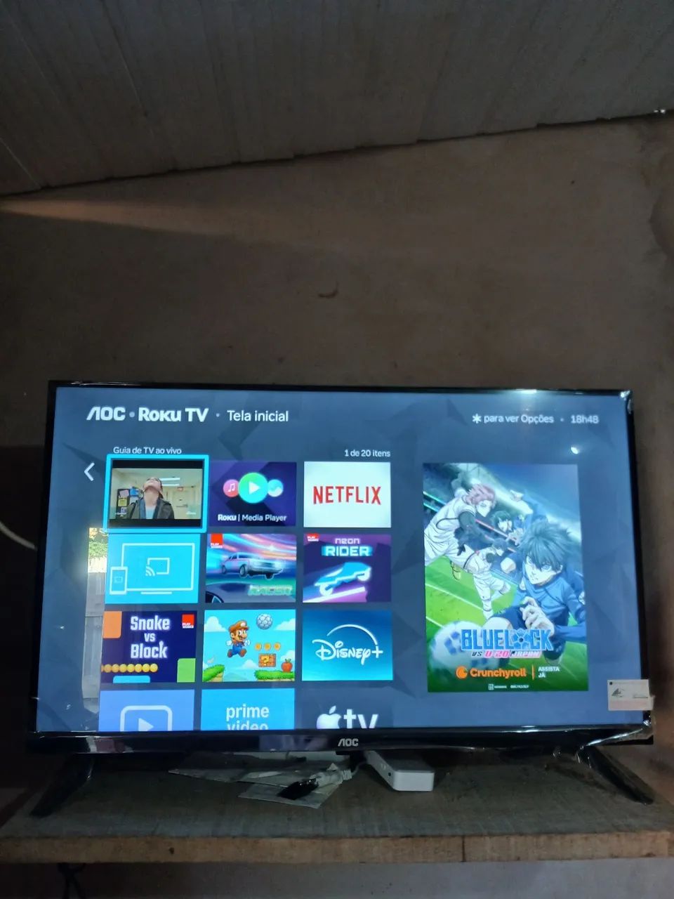 SMART TV 32 POLEGADAS AOC SEME NOVA 