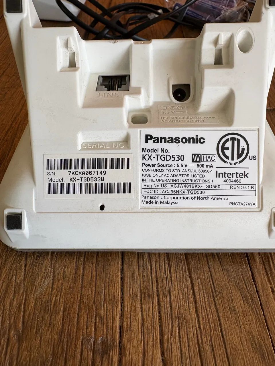 Telefone sem fio triplo Panasonic importado - Foto 2