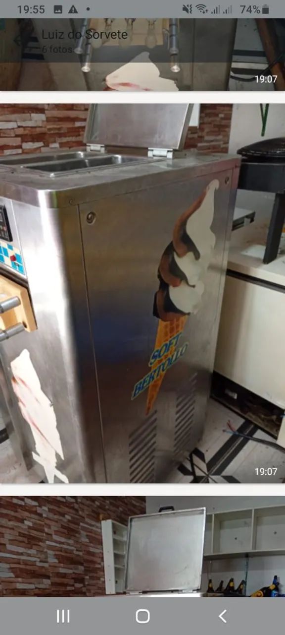 Vendo uma maquina de sorvete e açaí em perfeito estado - Foto 3