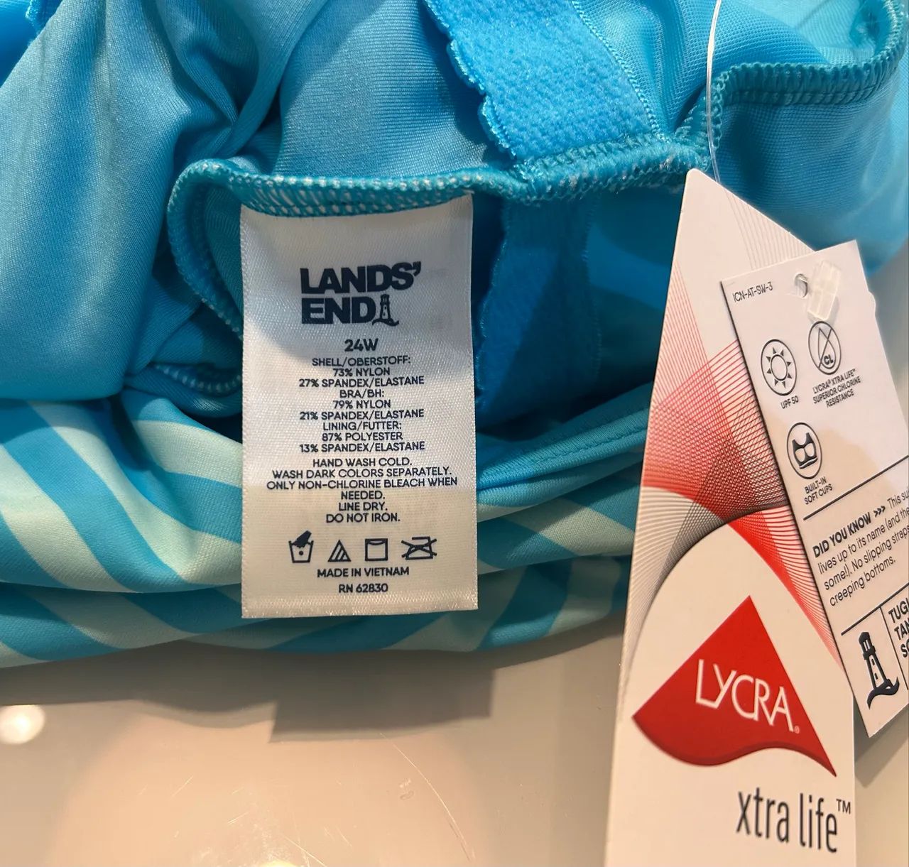 MAIÔ DA MARCA AMERICANA LANDS?END LYCRA - Foto 3