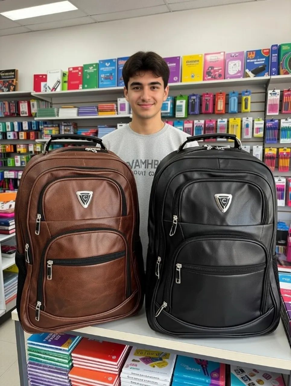  Mochilas Volta as Aulas Faculdade Trabalho Reforçadas Impermeáveis - Foto 2