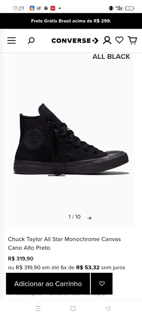 Botinha ALL star 