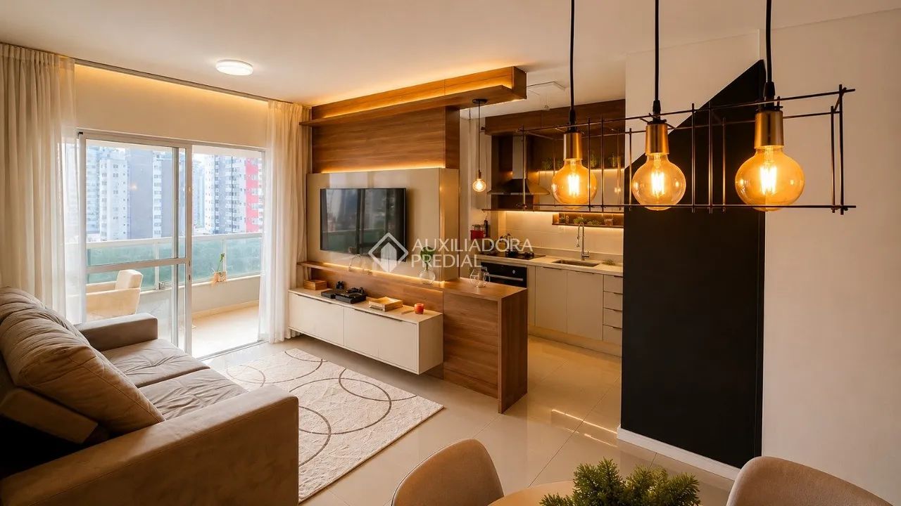 Apartamento com 2 dormitórios e vista mar próximo à Beira-Mar de Campinas
