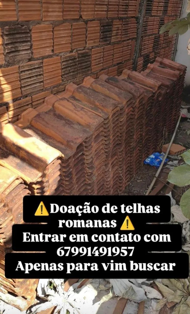 Doação de telhas