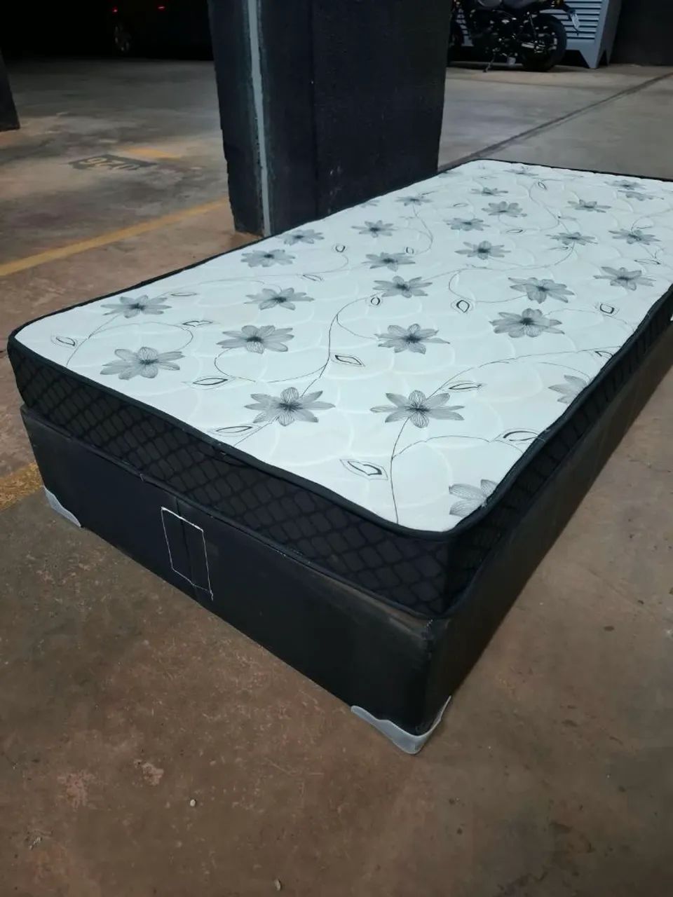 Base cama box e Colchão de Espuma Polar Pérola D20 - Conforto e Qualidade Garantida! ? - Foto 4
