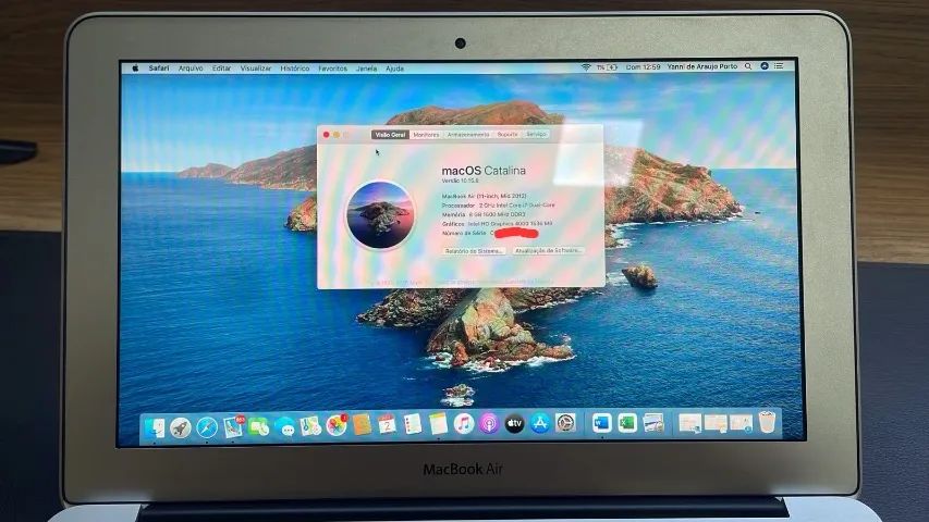 Mac Air 2012 8GB i7 - Notebooks - Setor Industrial (Gama