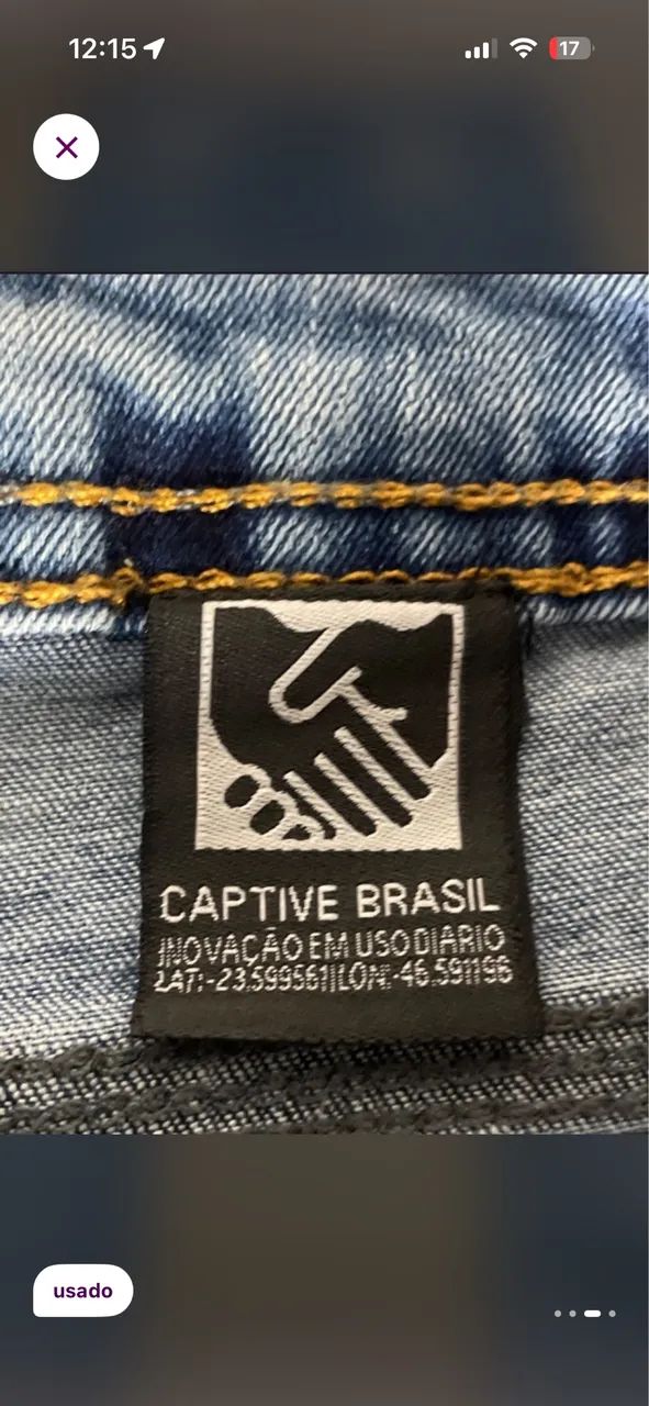 Calça jeans Captive Criminal - Foto 3
