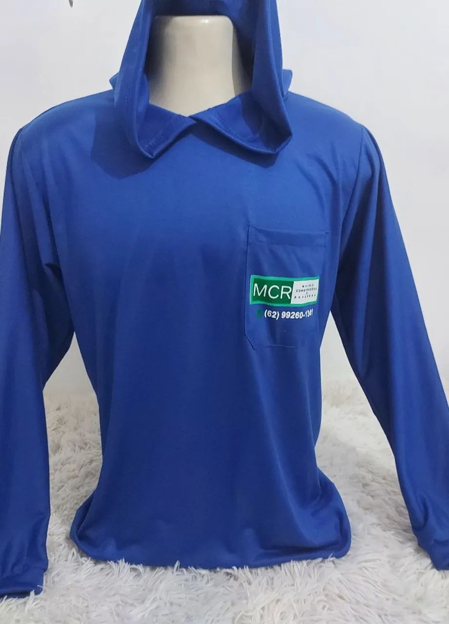 Camiseta com capuz para uniformes  - Foto 3