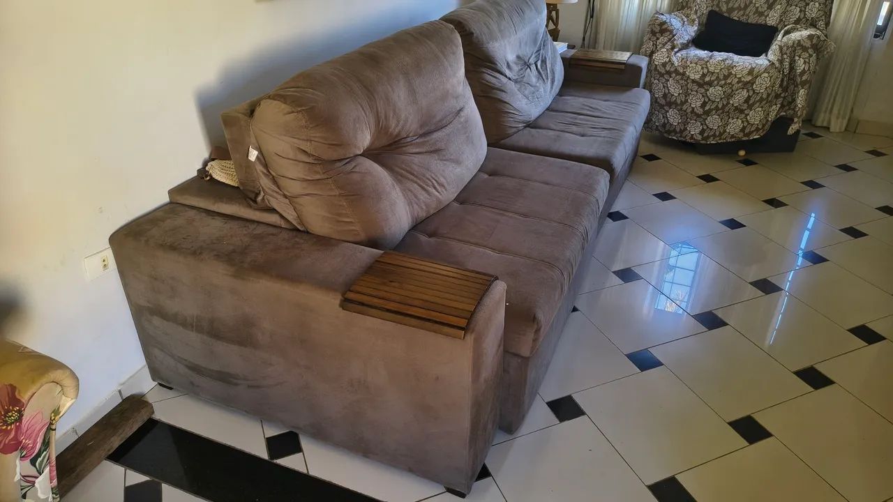 Sofá 4 lugares com chess - Foto 3