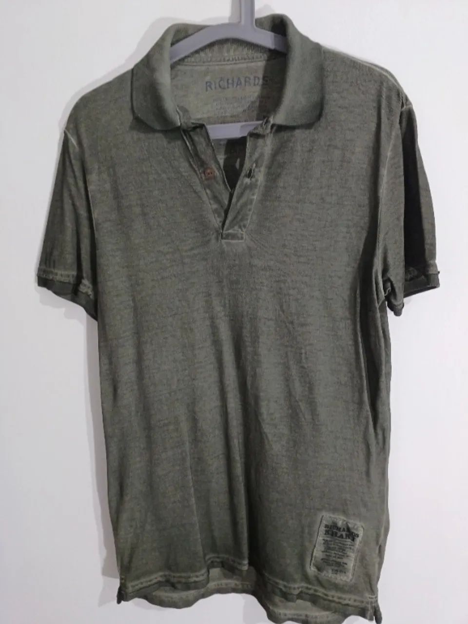camisa polo richards tie dye verde p