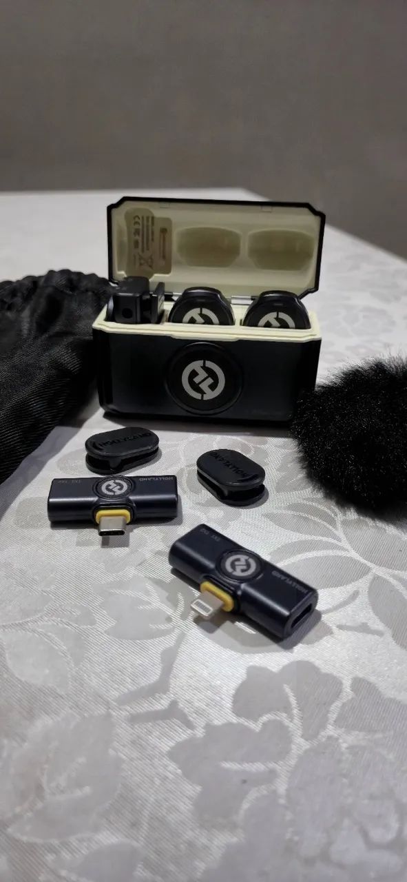 Microfone hollyland Lark M2 pró, compatível Android e IOS, estado de novo..