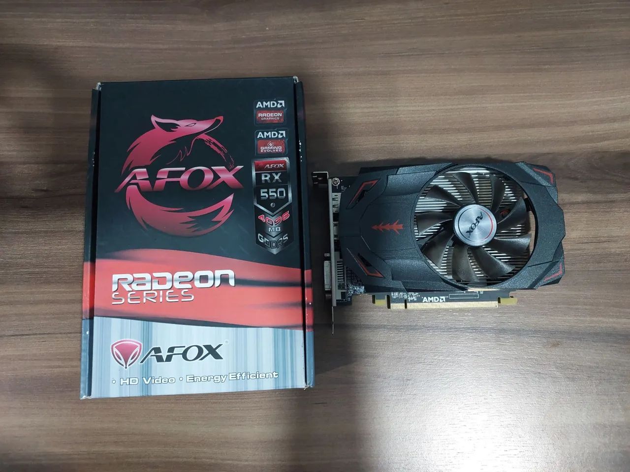 Rx 550 4gb AFOX Placa de Vídeo  - Foto 2