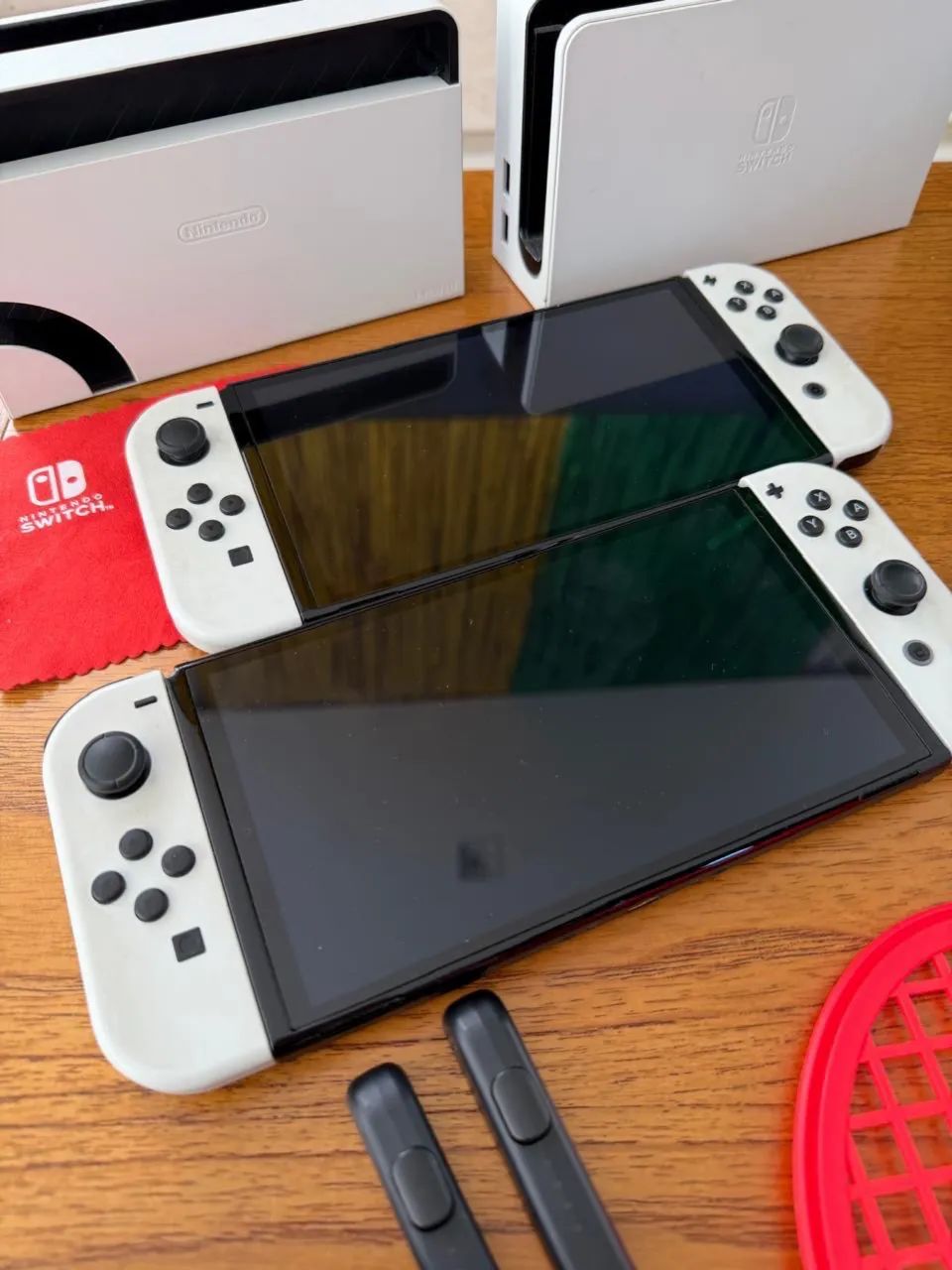 ? Nintendo Switch OLED Branco - Completo + Acessórios - Foto 4