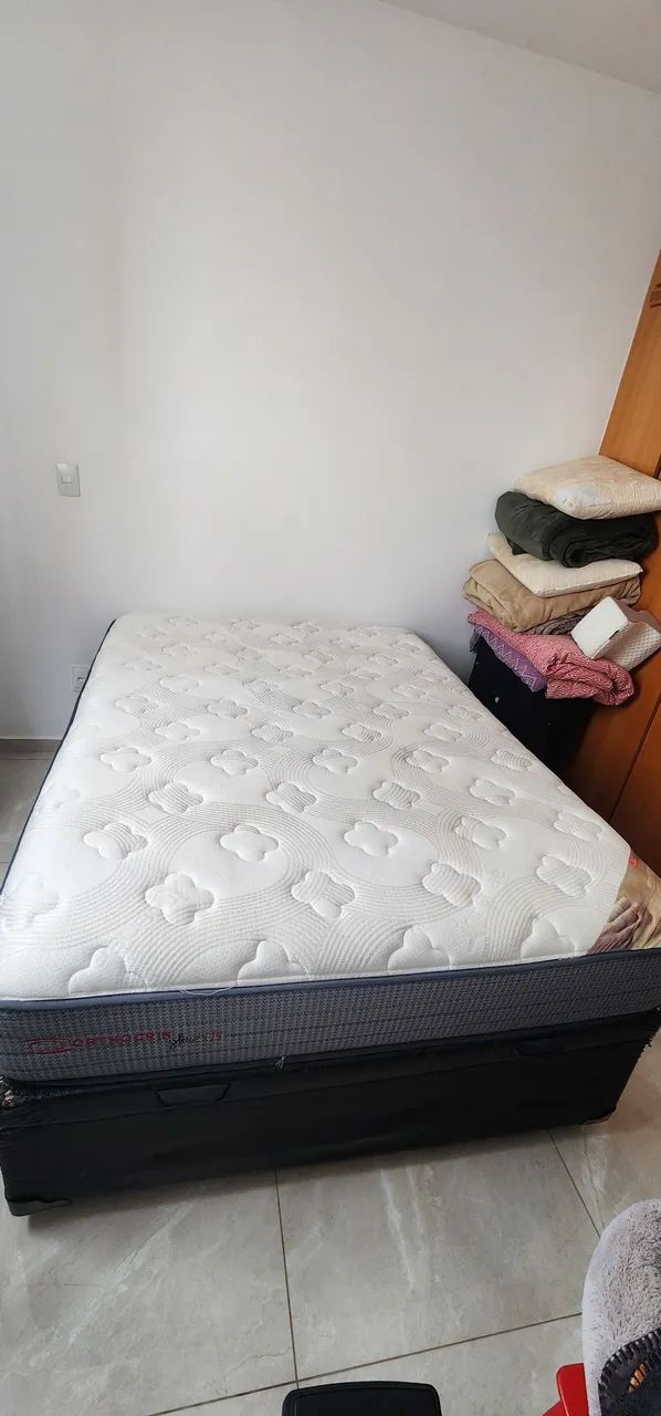 Vendo Cama Casal Padrão e Box Baú - Foto 4