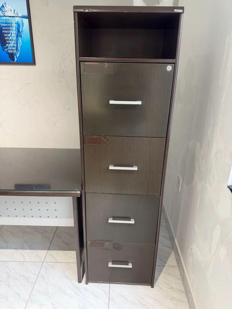 Conjunto Completo de Móveis para Escritório - 4 Peças - Foto 3