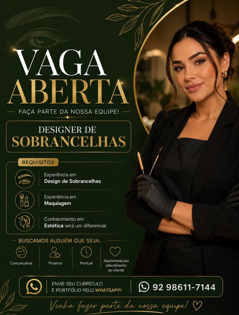 Vaga Design de Sobrancelhas 