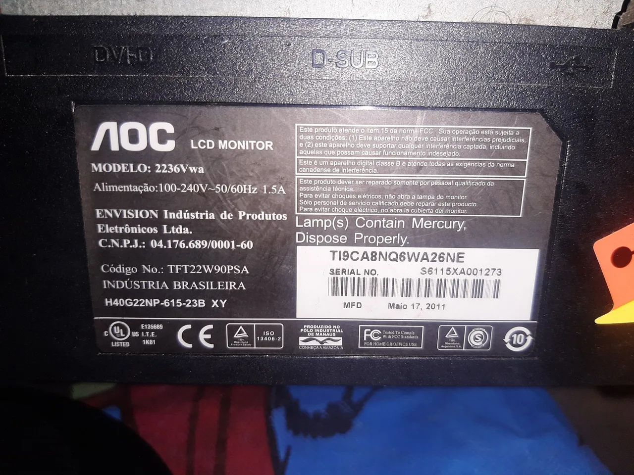 Monitor AOC  - Foto 5
