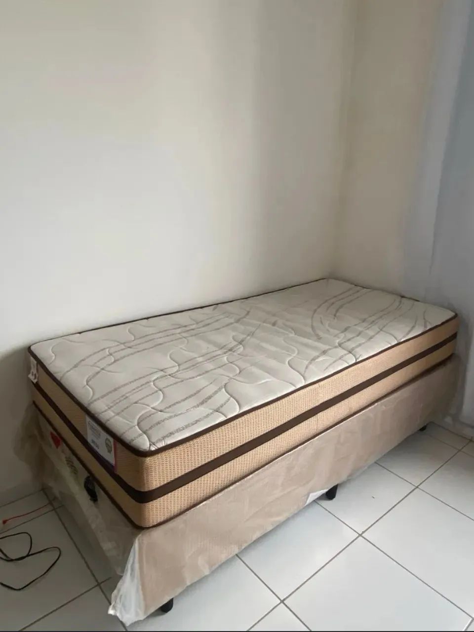 Cama no tamanho viúvo 