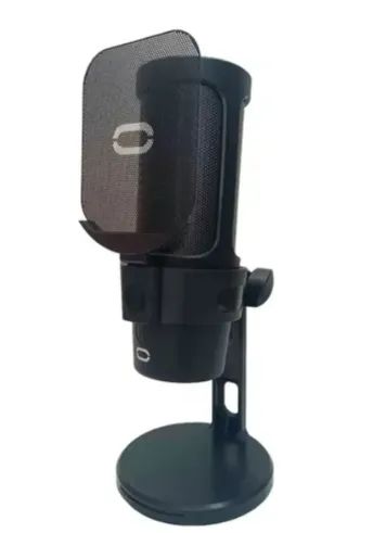 Microfone Condensador Usb Gamer C/ Led Rgb Podcast E Stream - Foto 2