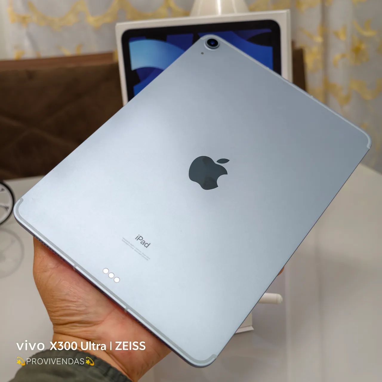 iPad Air 4ª Geração Wi-Fi + Cellular 256gb. completo, com NF e acessórios.act Olx pay. - Foto 3