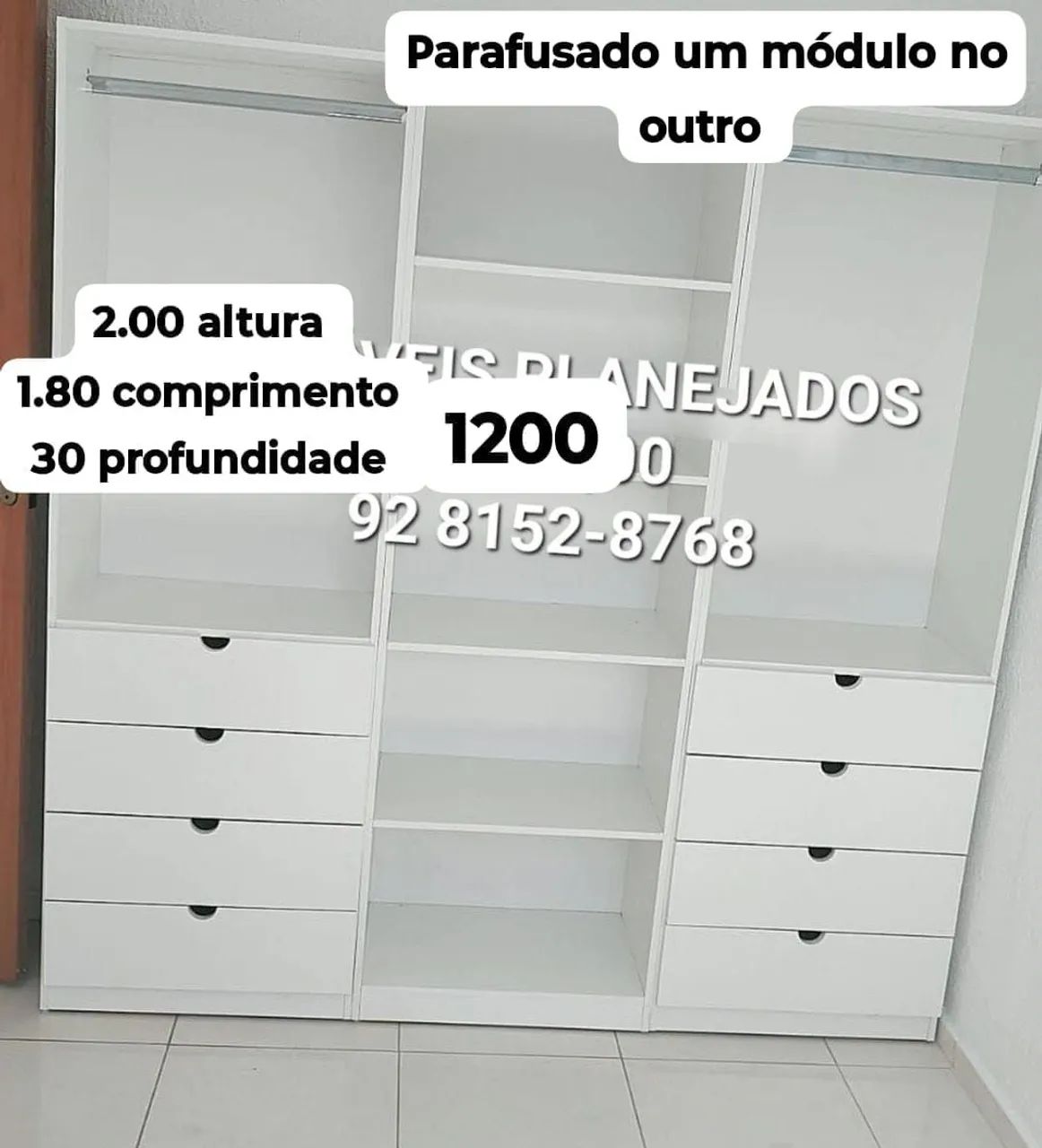 Closet a pronta entrega (ENTREGA RÁPIDA)