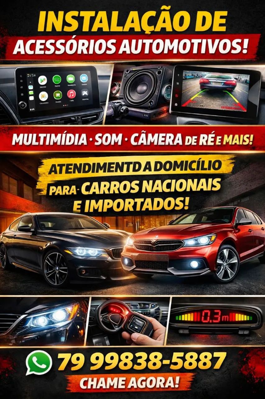 Instalação de som e acessórios 