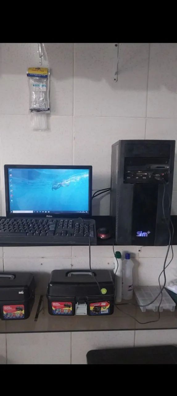 Computador i3 4160 completo excelente pc para estudos e trabalhos 
