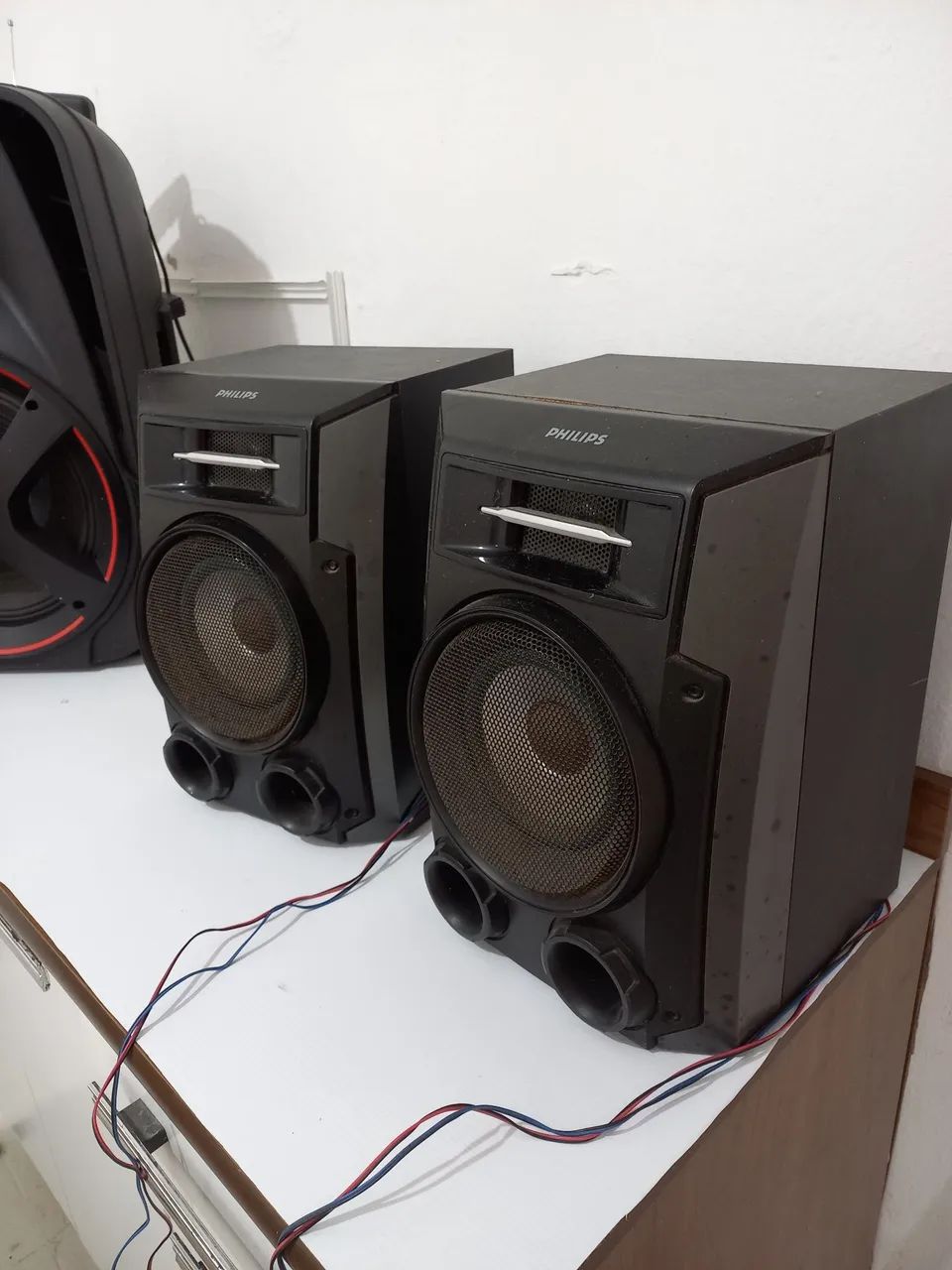 Caixas de Som Philips antigas de mini system  - Foto 3