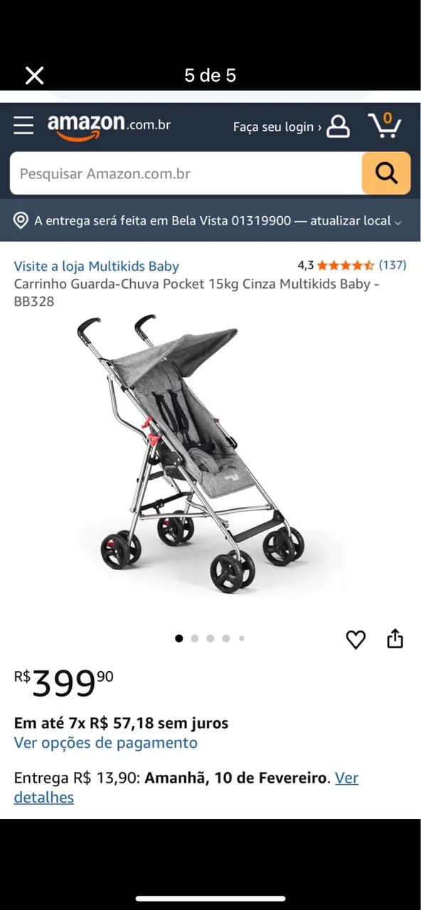 Carrinho de bebê - Foto 2