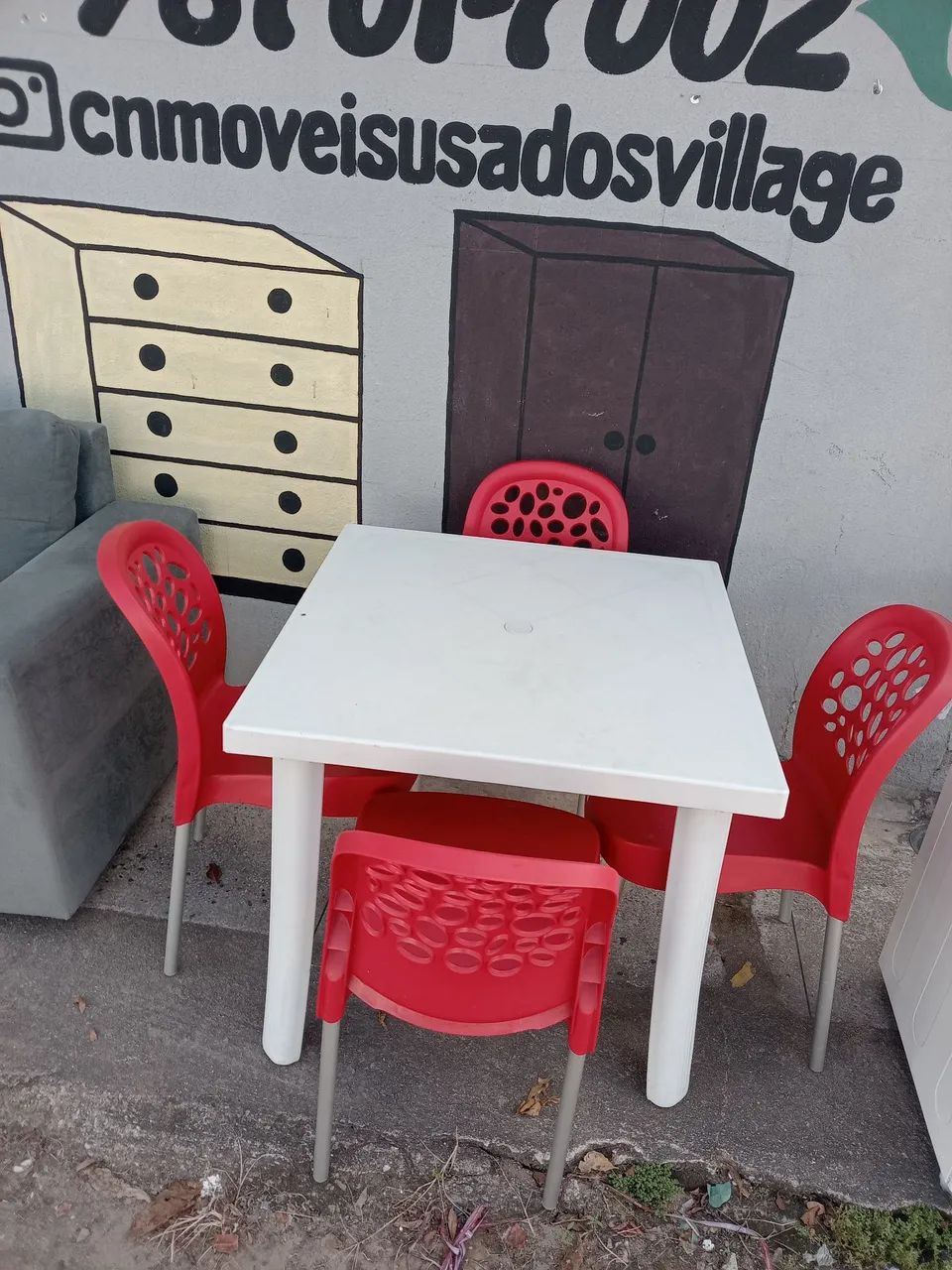 Mesa com 4 cadeiras  - Foto 4