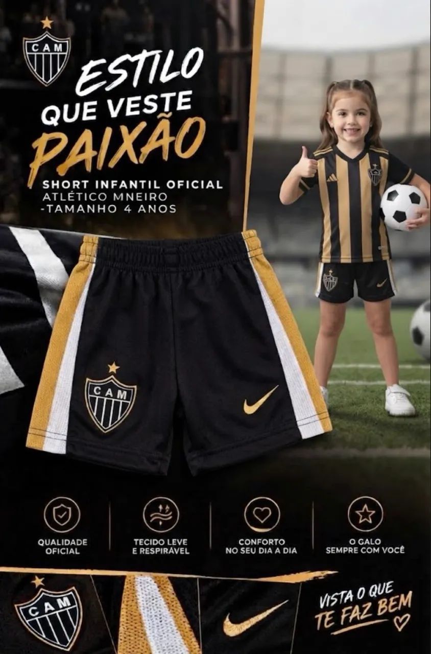 Short do Galo infantil 