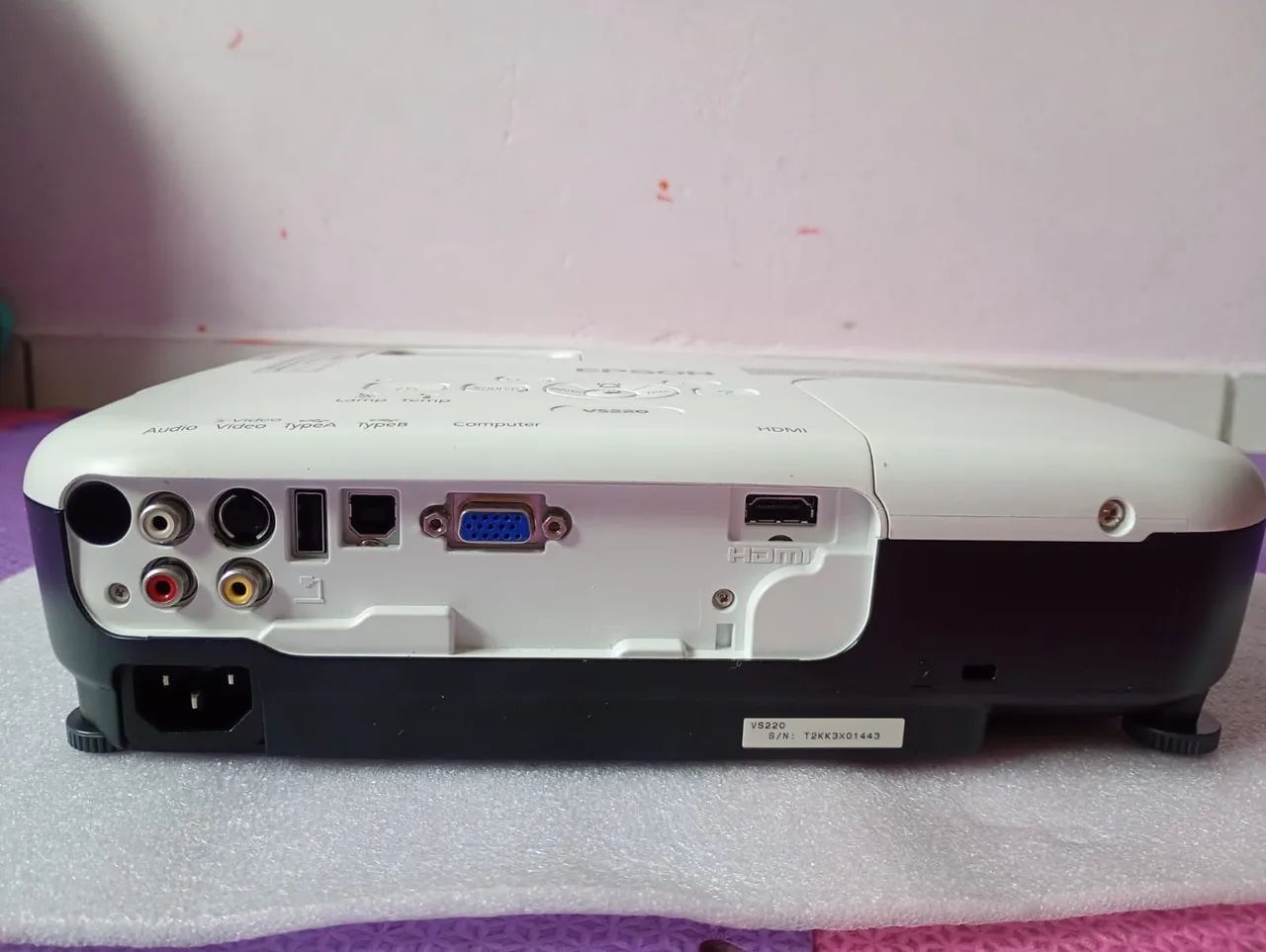 Projetor Epson VS220 3LCD + Bolsa Original Epson | Pouquíssimo Uso - Foto 4