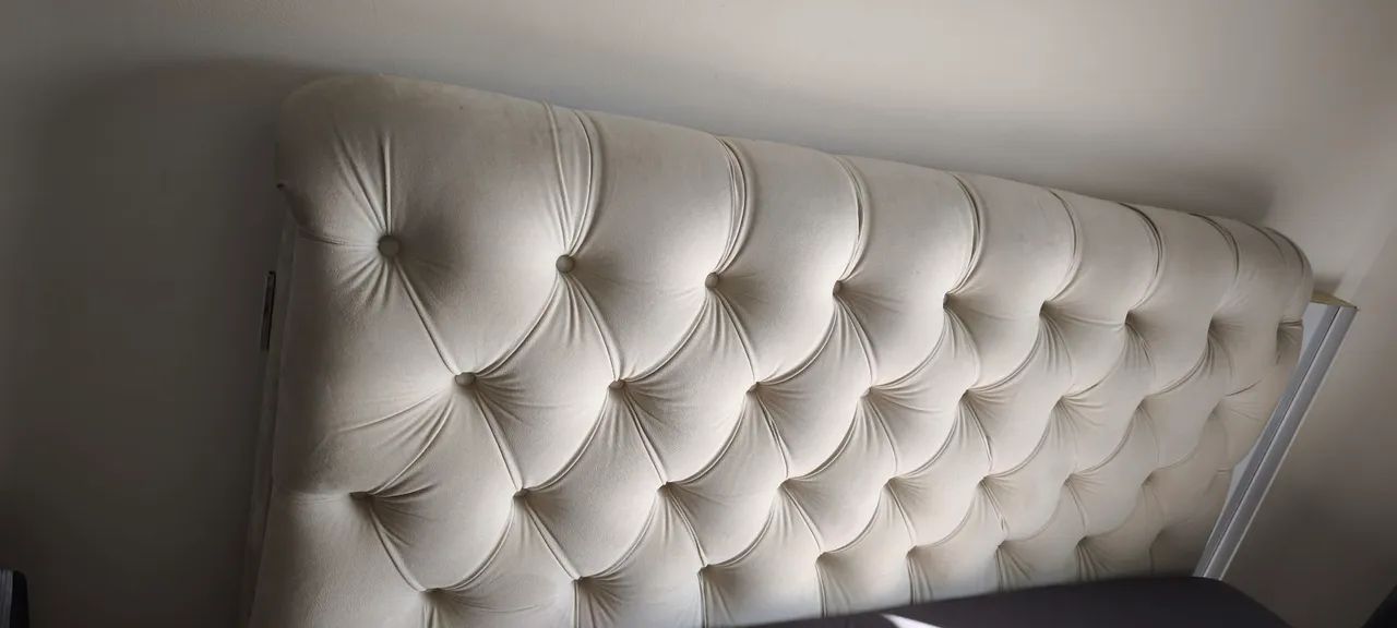 Cama de casal com colchão e cabeceira para RETIRAR  - Foto 4