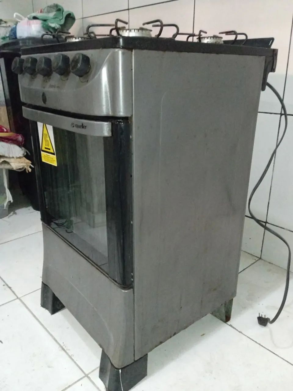 Fogão 4 bogas Usado - Foto 4
