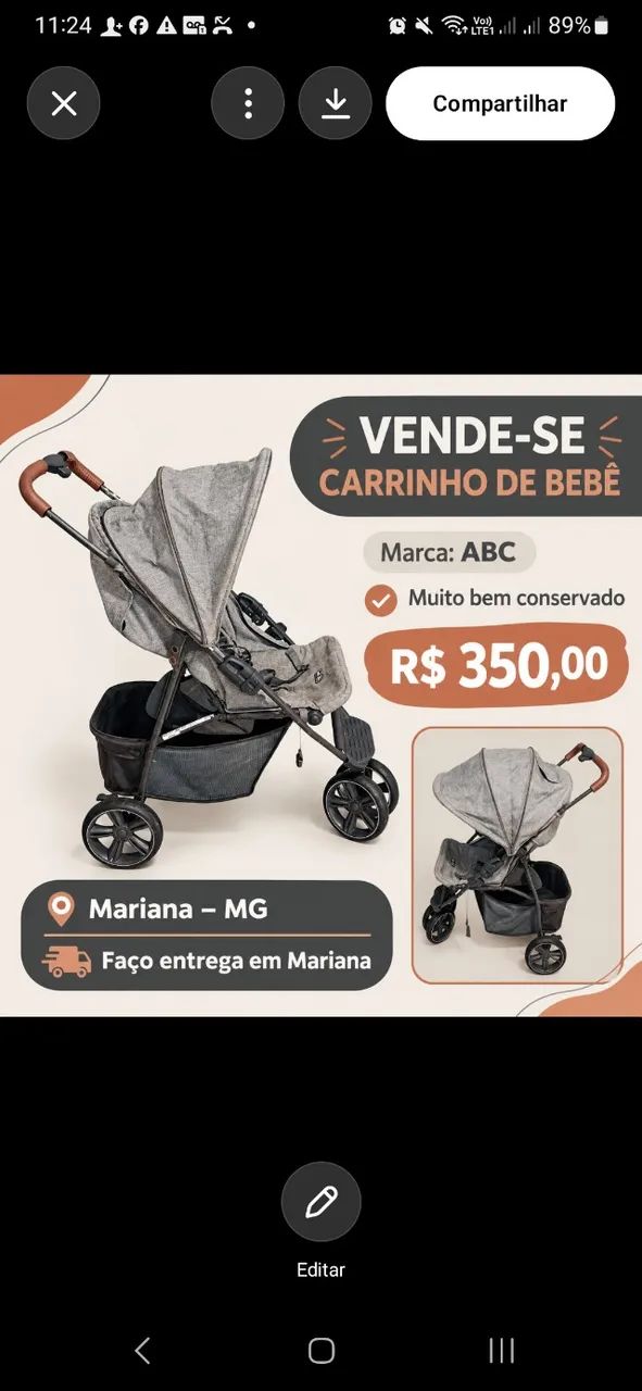 Carrinho de bebê