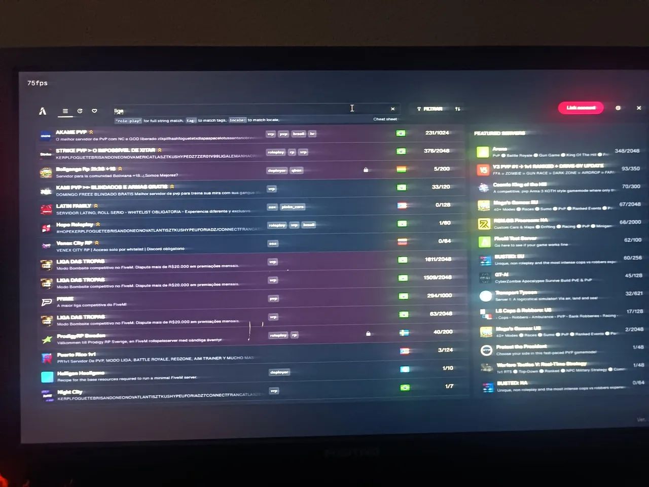 Monitor 75HZ