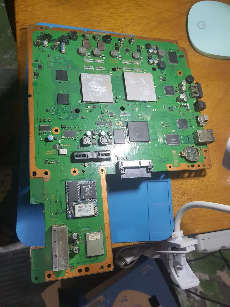 Placa Mãe ps3 com  curto.  - Foto 2