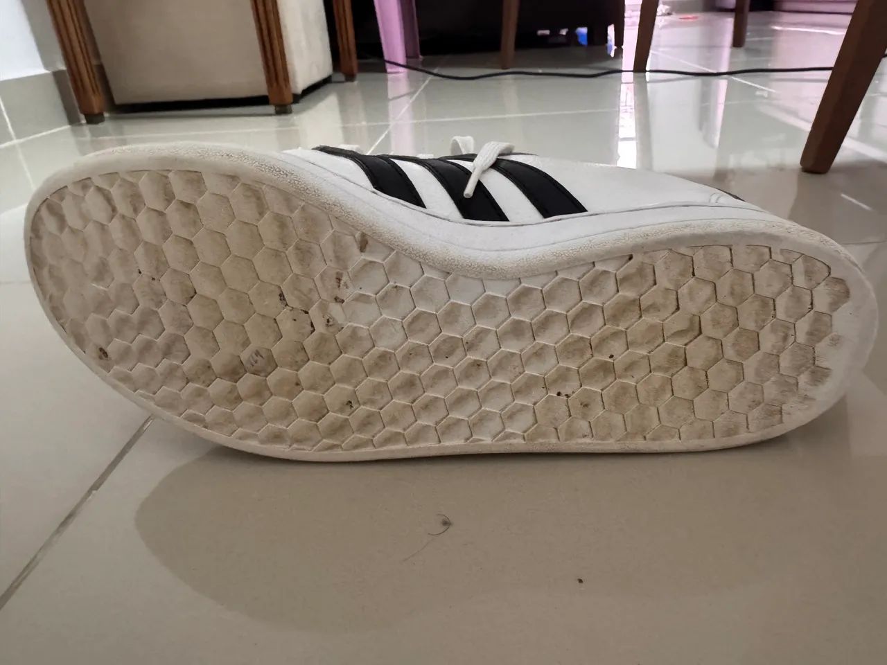 Sapatênis adidas branco  - Foto 3